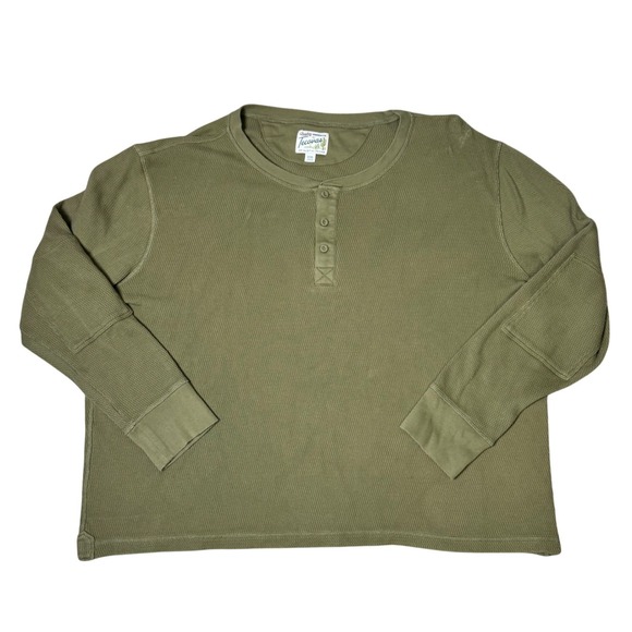 Tecovas Other - Tecovas Western Long Sleeve Thermal Henley Green Men's Size XXL Cowboy Knit